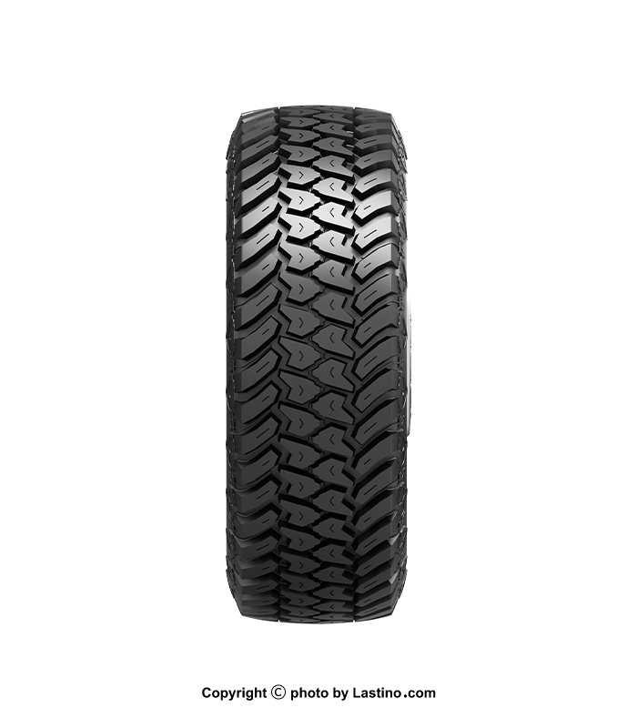 قیمت لاستيک بلک لاین چین سایز 235/85R16 120/116Q گل Voracio M871 نوشته سفید