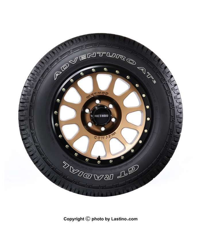 مشخصات لاستيک جي تي راديال اندونزي سايز 235/75R17 105S گل Adventuro AT3