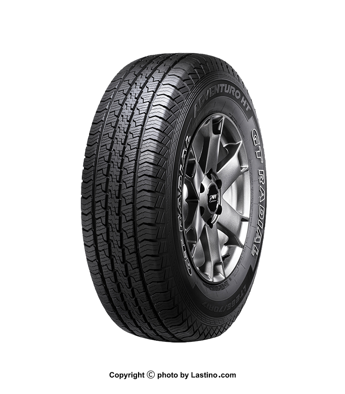 مشخصات و قیمت لاستيک جي تي راديال اندونزي سايز 265/65R17 110T گل Adventuro HT نوشته سفید
