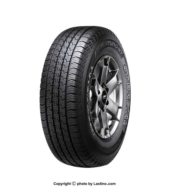 مشخصات و قیمت لاستيک جي تي راديال اندونزي سايز 265/65R18 112T گل Adventuro HT نوشته سفید