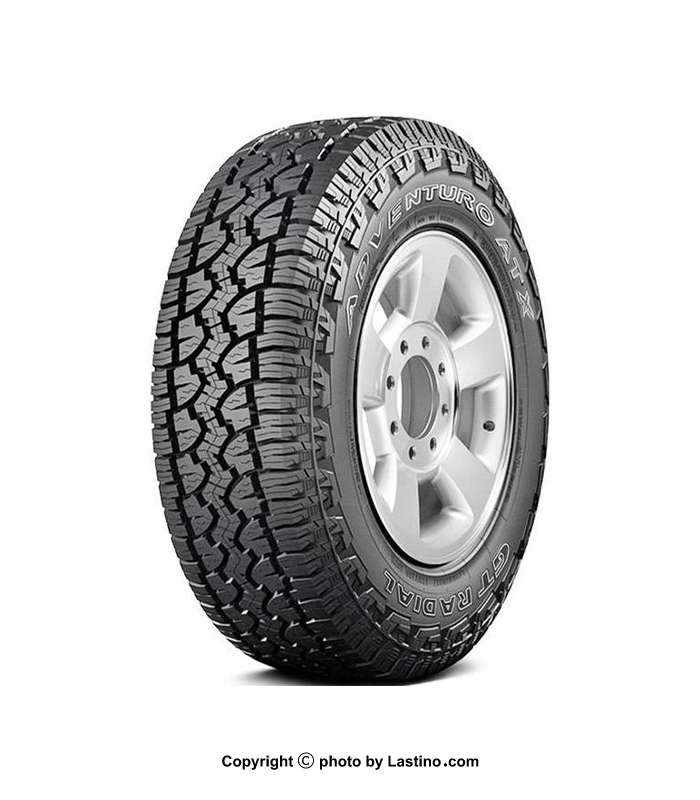 مشخصات و قیمت لاستيک جي تي راديال اندونزي سايز 275/65R20 126/123S گل Adventuro ATX نوشته سفید