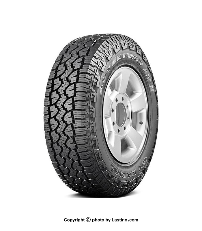 مشخصات و قیمت لاستيک جي تي راديال اندونزي سايز 285/75R16 126/123R گل Adventuro ATX نوشته سفید