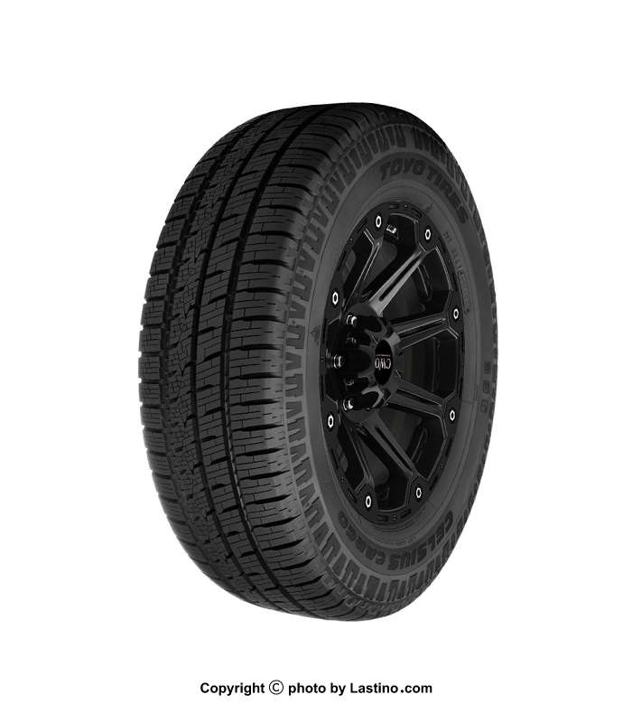 مشخصات و قیمت لاستيک تويو ژاپن سايز 235/65R16 121/119R گل Celsius Cargo