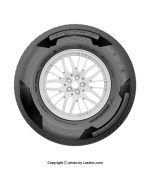 Petlas Tire 155R12 88/86N Pattern Vanmaster A/S