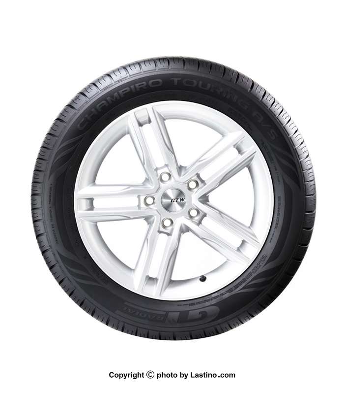 مشخصات لاستیک جی تی رادیال اندونزی سایز 215/60R17 96H گل CHAMPIRO TOURING AS